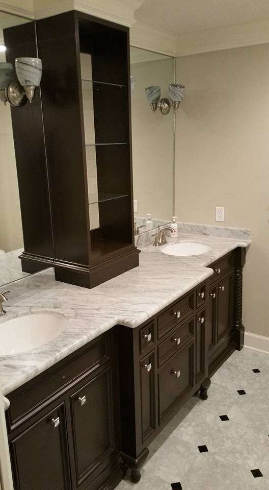 Double Vanity Install